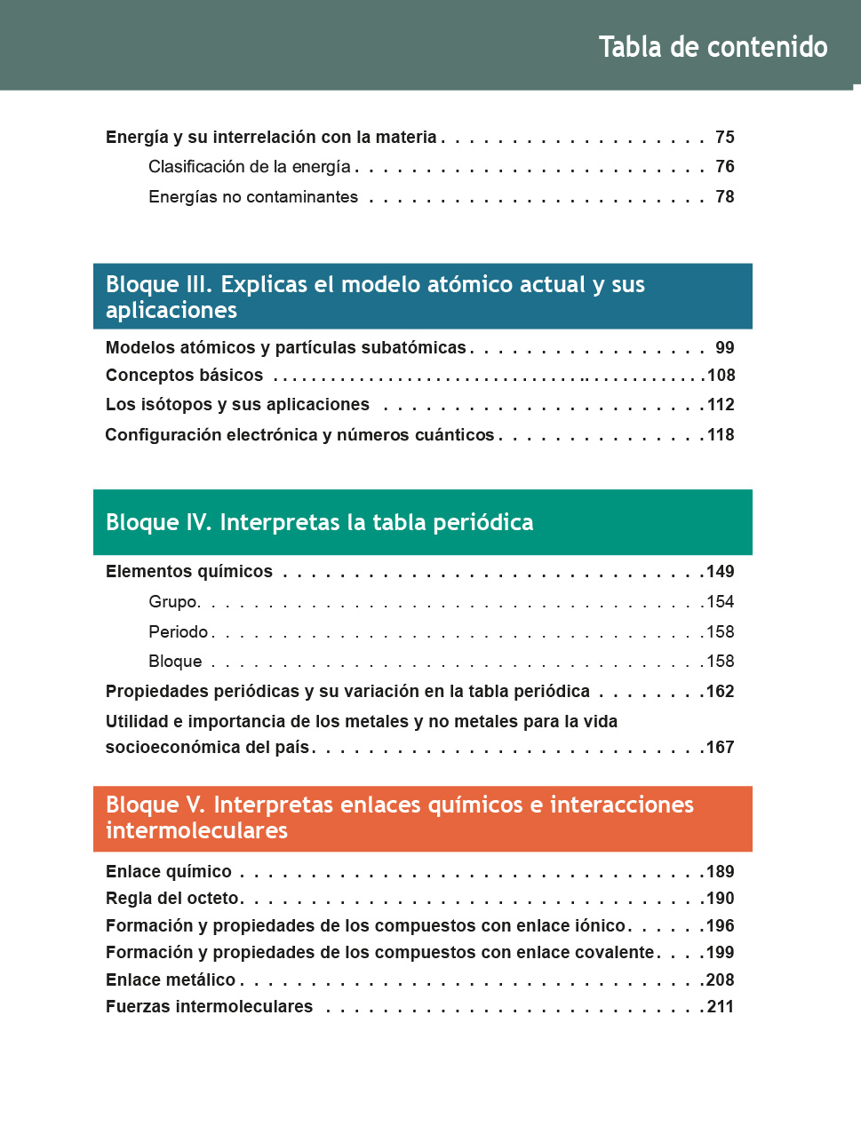 Química I Telebachillerato 3° Semestre .: Comisión Nacional de Libros de  Texto Gratuitos :.