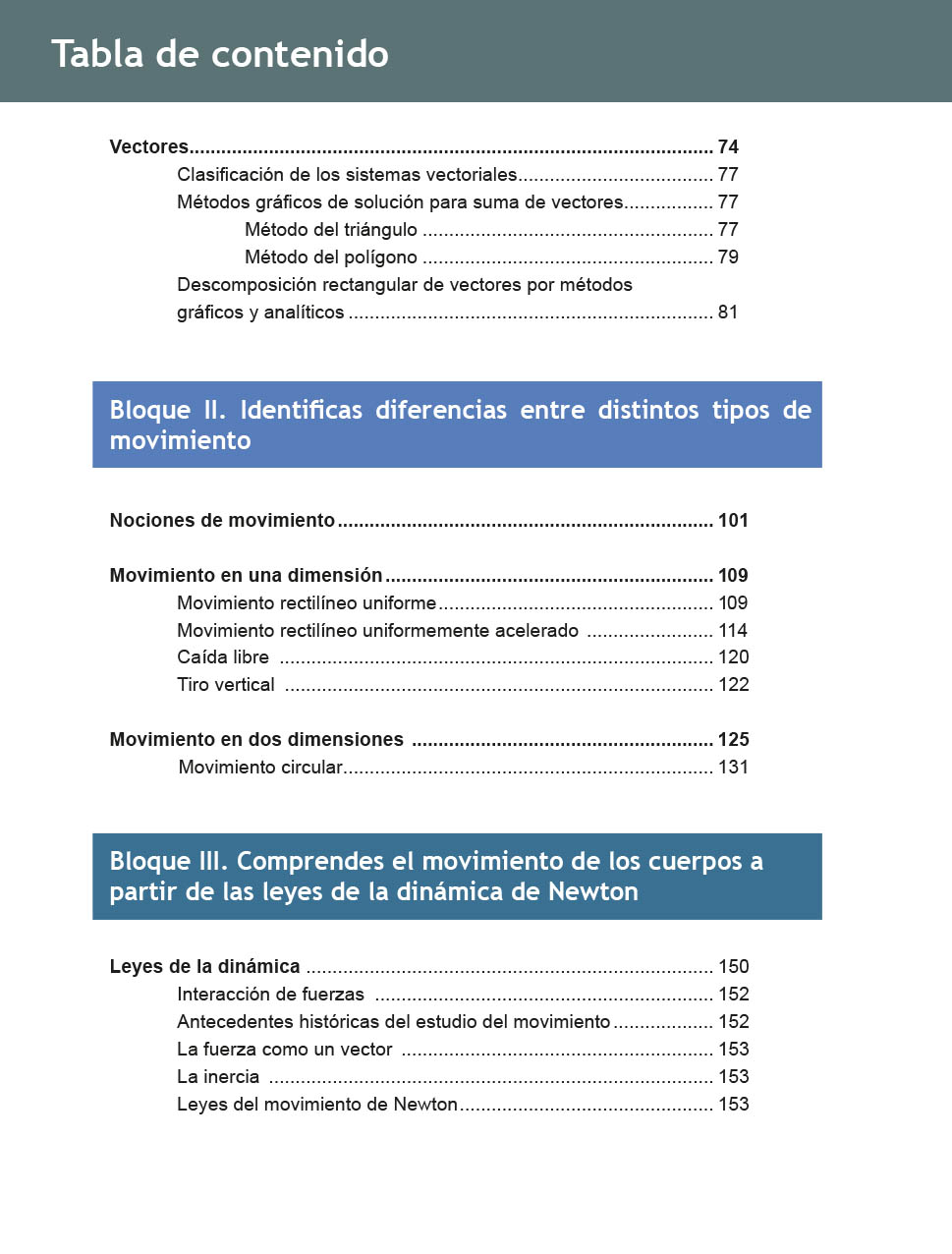 Física 1. Primer semestre. Libro de Telebachillerato Grado 1º