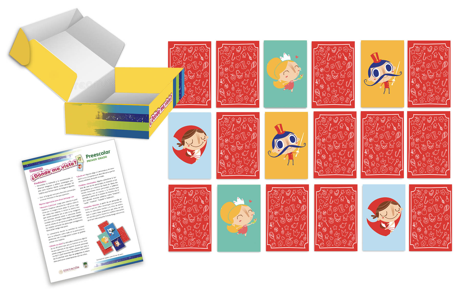 ¿Dónde me viste? Preescolar. Primer grado.  Libro de Educación Preescolar Grado 1º 